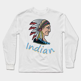 Apache indian Long Sleeve T-Shirt